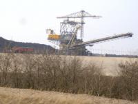 Aschebagger an der Aschehalde